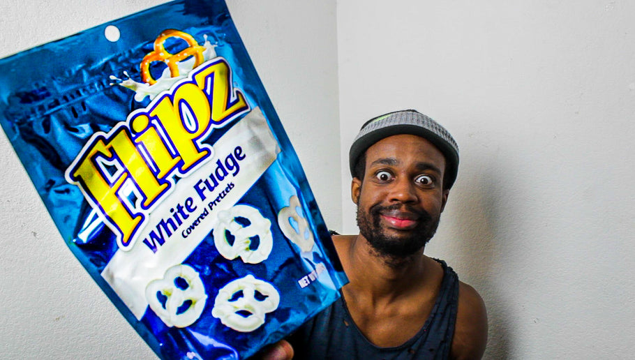 I ATE FLIPZ FUDGE COVERED PRETZELS!